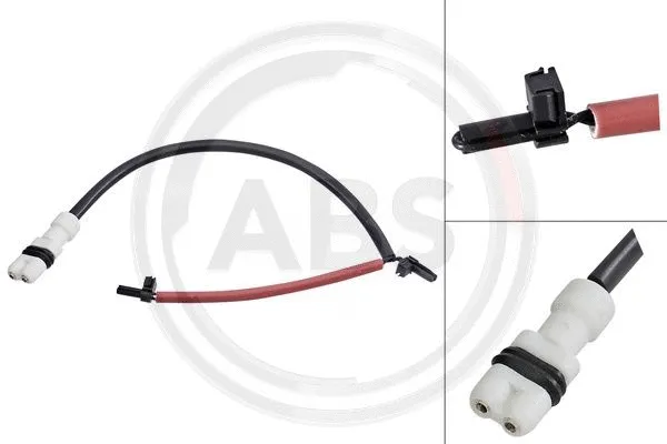 Warning Contact, brake pad wear (39657)