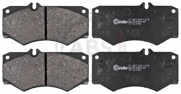 Brake Pad Set, disc brake (P50134)
