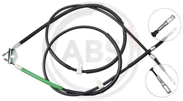 Cable Pull, parking brake (K19915)