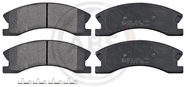 Brake Pad Set, disc brake (38945)