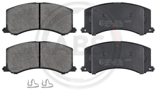 Brake Pad Set, disc brake (36960)