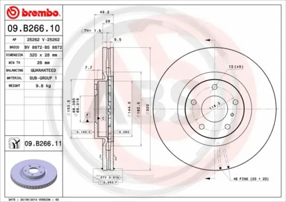 Brake Disc (09.B266.11)