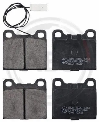 Brake Pad Set, disc brake (36820)