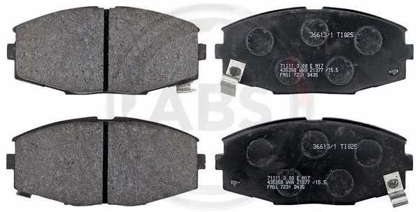 Brake Pad Set, disc brake (36613/1)