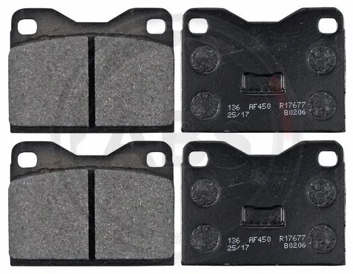 Brake Pad Set, disc brake (36091/2)