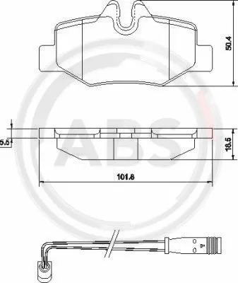 Brake Pad Set, disc brake (37450)