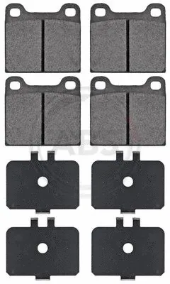 Brake Pad Set, disc brake (36009)