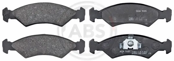 Brake Pad Set, disc brake (36534)