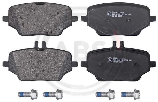 Brake Pad Set, disc brake (35331)