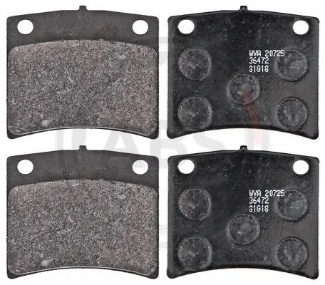 Brake Pad Set, disc brake (36472)