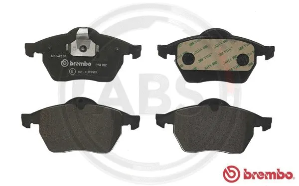 Brake Pad Set, disc brake (P59022)