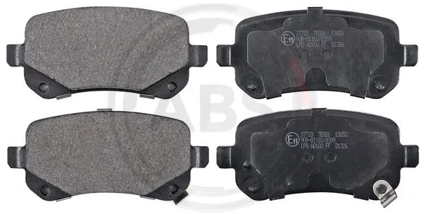 Brake Pad Set, disc brake (37733)