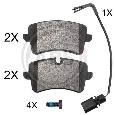 Brake Pad Set, disc brake (37859)
