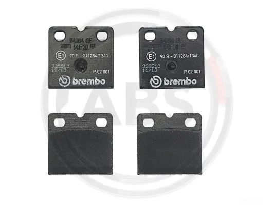 Brake Pad Set, disc parking brake (P02001)