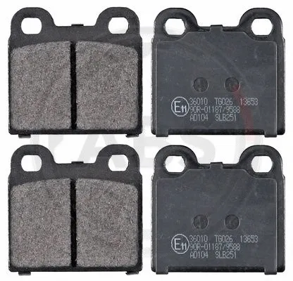 Brake Pad Set, disc brake (36010)
