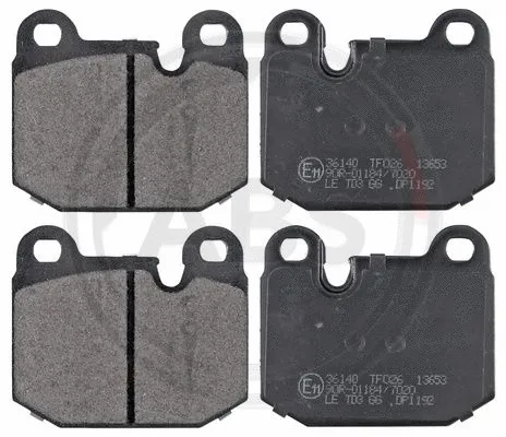 Brake Pad Set, disc brake (36140)