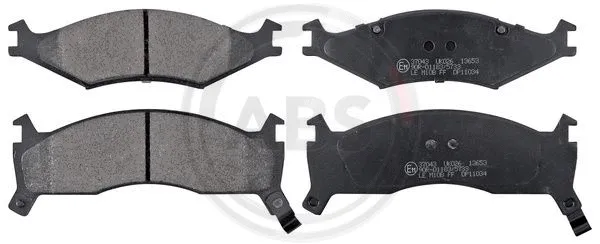 Brake Pad Set, disc brake (37043)