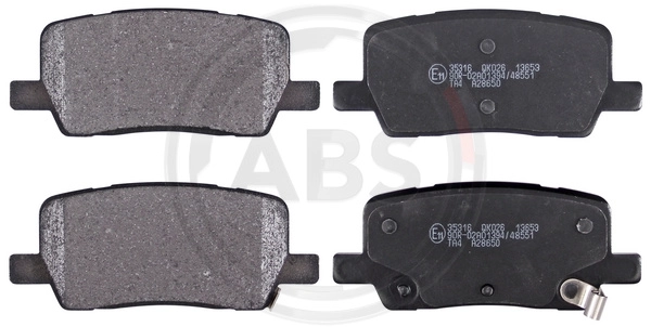 Brake Pad Set, disc brake (35316)
