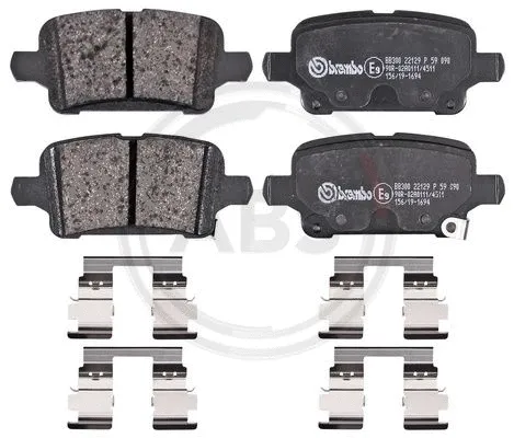 Brake Pad Set, disc brake (P59090)