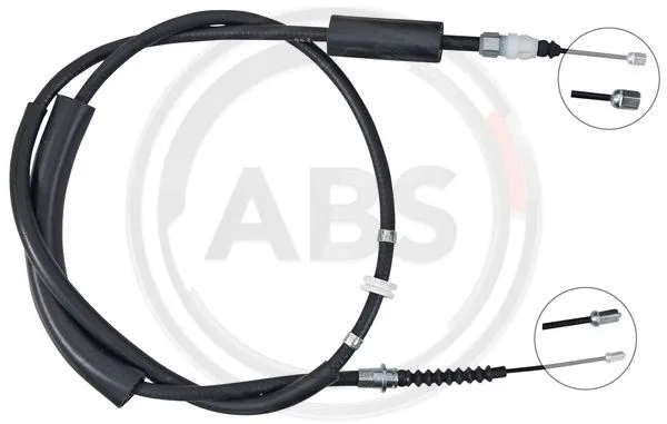 Cable Pull, parking brake (K17639)