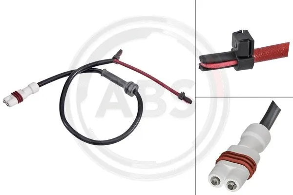 Warning Contact, brake pad wear (39577)