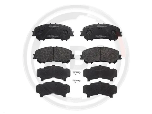 Brake Pad Set, disc brake (P56100)