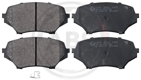 Brake Pad Set, disc brake (37549)