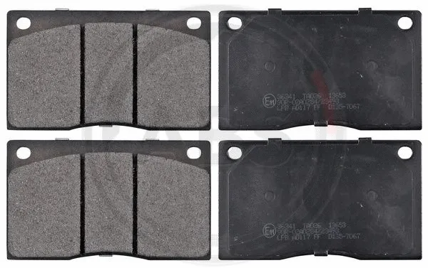 Brake Pad Set, disc brake (36341)