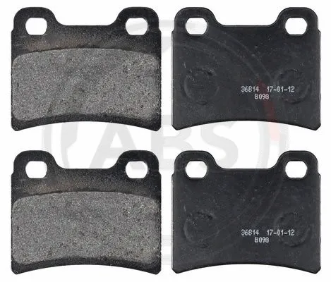 Brake Pad Set, disc brake (36814)