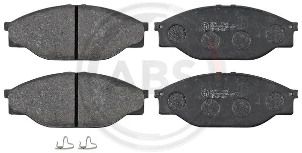 Brake Pad Set, disc brake (36761)