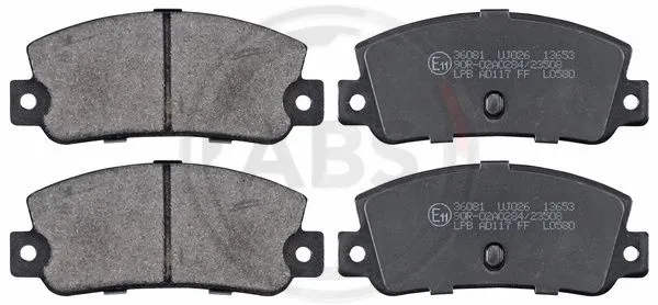 Brake Pad Set, disc brake (36081)