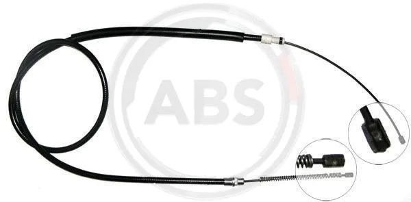 Cable Pull, parking brake (K10406)