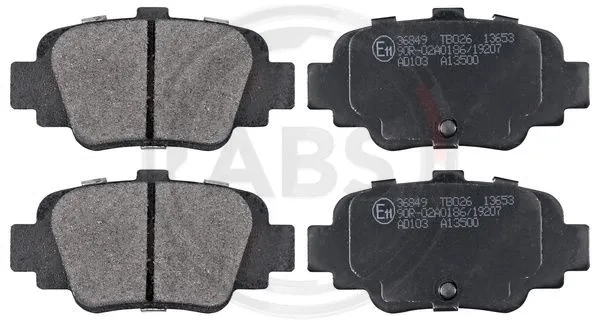 Brake Pad Set, disc brake (36849)