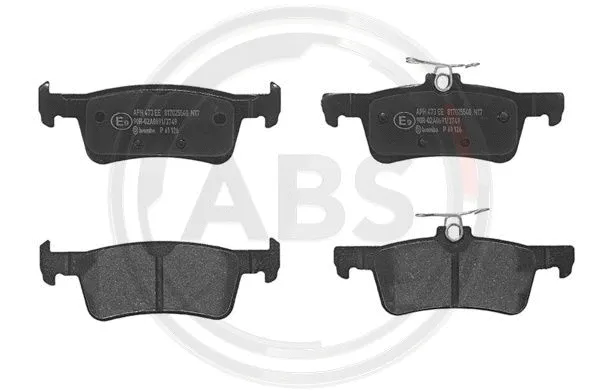 Brake Pad Set, disc brake (P61126)