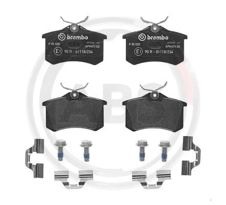 Brake Pad Set, disc brake (P85020)