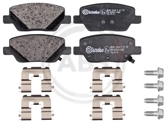 Brake Pad Set, disc brake (P23179)