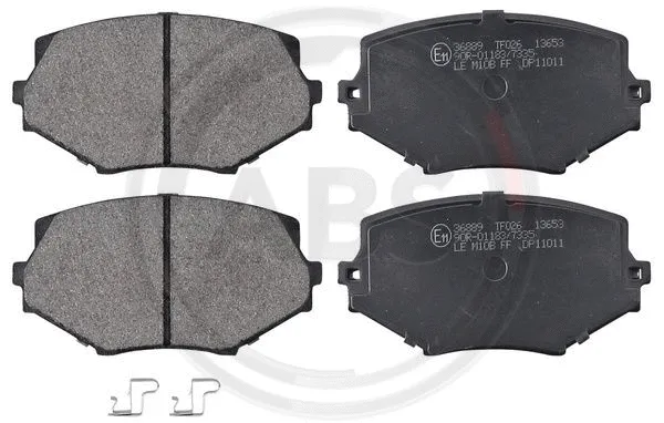 Brake Pad Set, disc brake (36889)