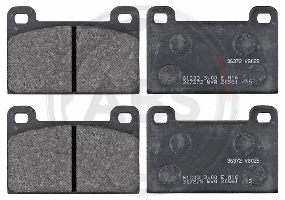 Brake Pad Set, disc brake (36372)