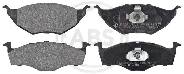 Brake Pad Set, disc brake (37238)