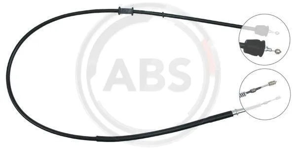 Cable Pull, parking brake (K19166)