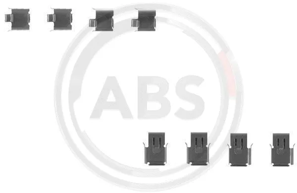Accessory Kit, disc brake pad (1171Q)