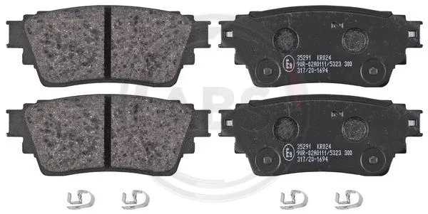 Brake Pad Set, disc brake (35291)