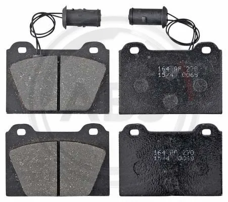 Brake Pad Set, disc brake (36444)