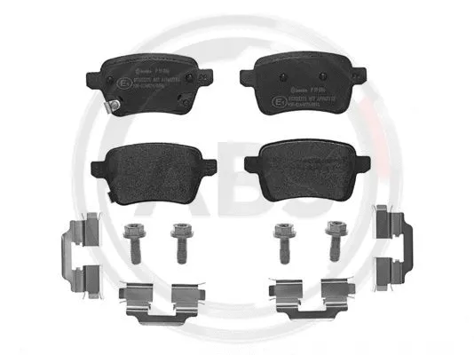 Brake Pad Set, disc brake (P59086)