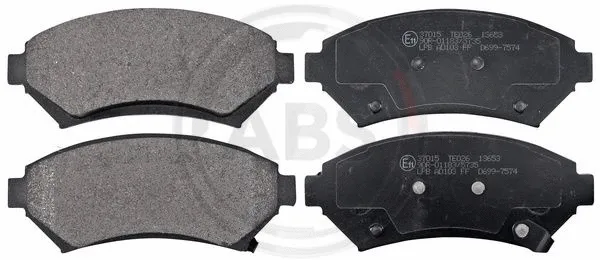 Brake Pad Set, disc brake (37015)