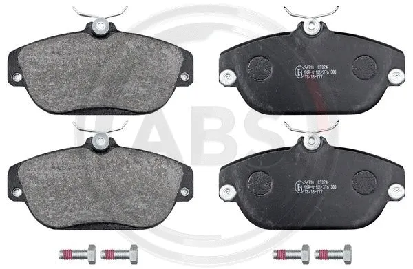 Brake Pad Set, disc brake (36710)