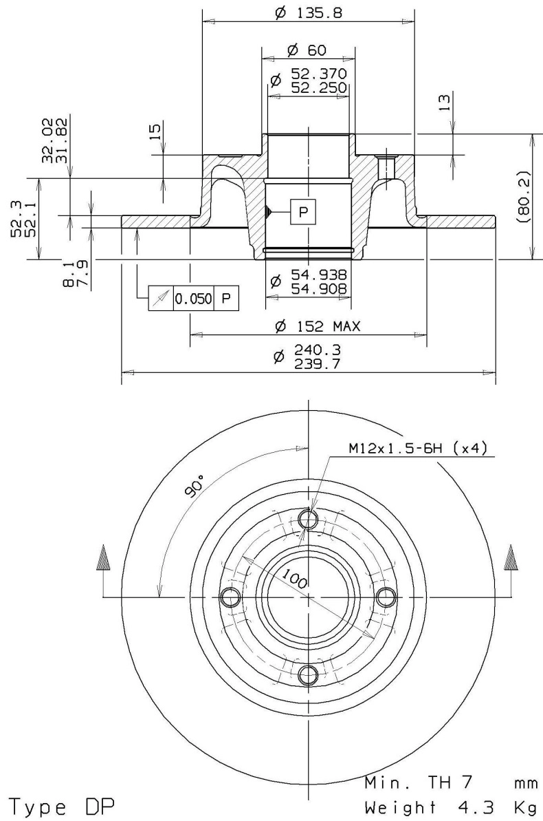 Brake Disc (08.A141.10)