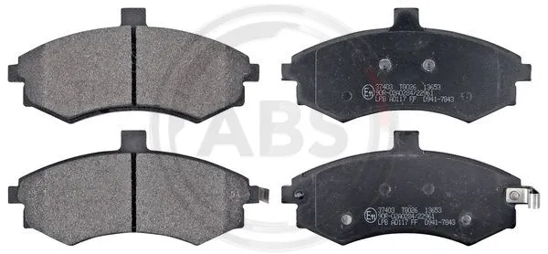 Brake Pad Set, disc brake (37403)
