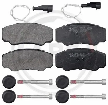 Brake Pad Set, disc brake (37666)