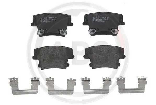 Brake Pad Set, disc brake (P23175)